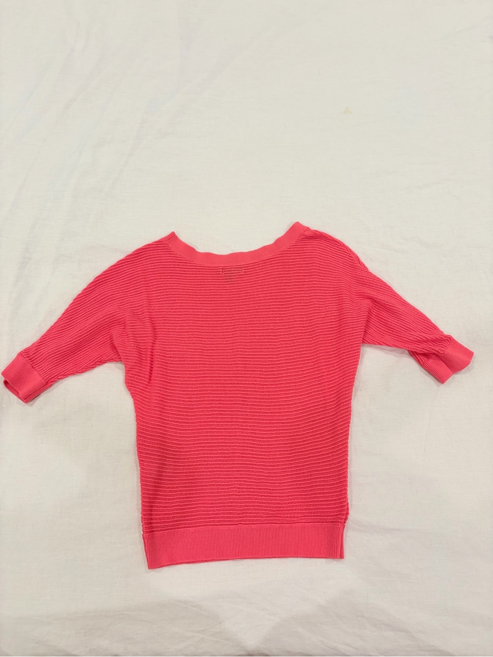 Express hot pink Women's Sweater XS short sleeve